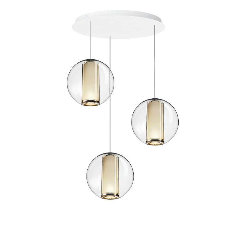 BEL OCCHIO CHANDELIER 3 White Pablo Designs