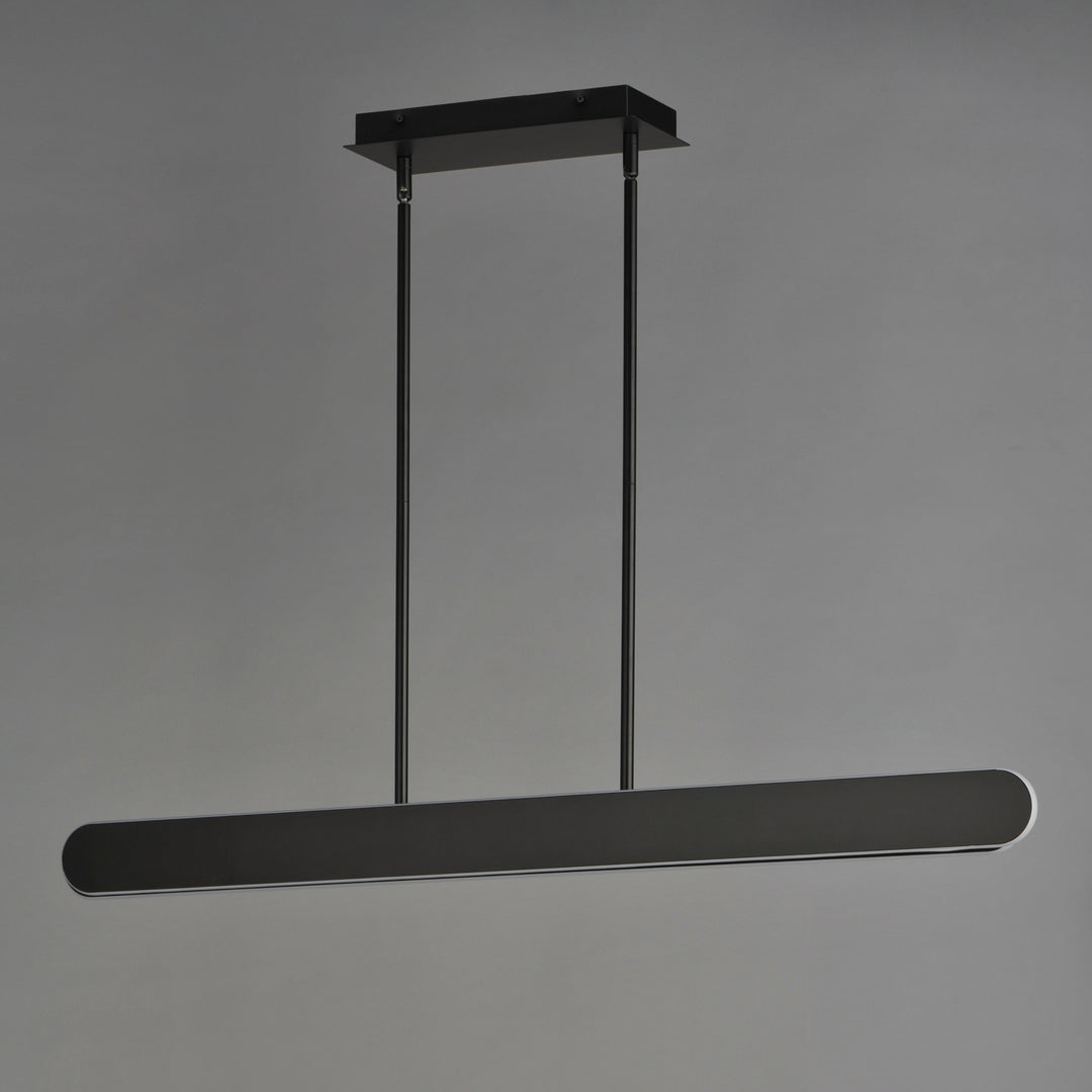 Belt Adjustable Linear Pendant by ET2 Lighting, styled view 2
