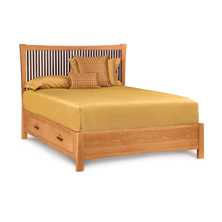 Copeland Berkeley Storage Bed in solid cherry