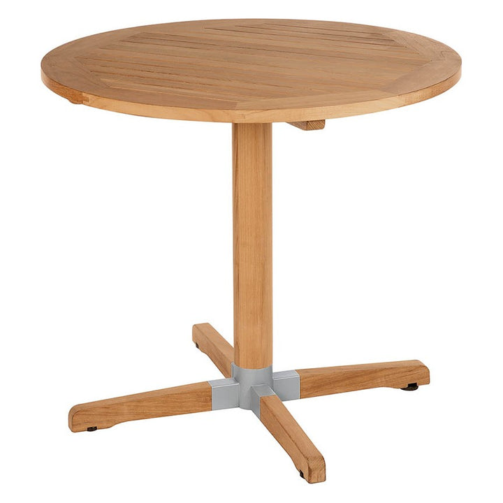 Bermuda Pedestal Table 90 Round by Barlow Tyrie, white background