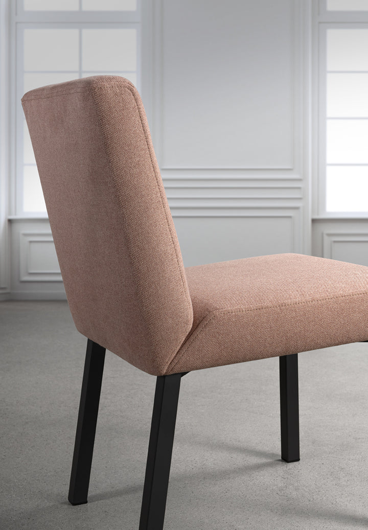 Beth Dining Chair upholstery and leg detail