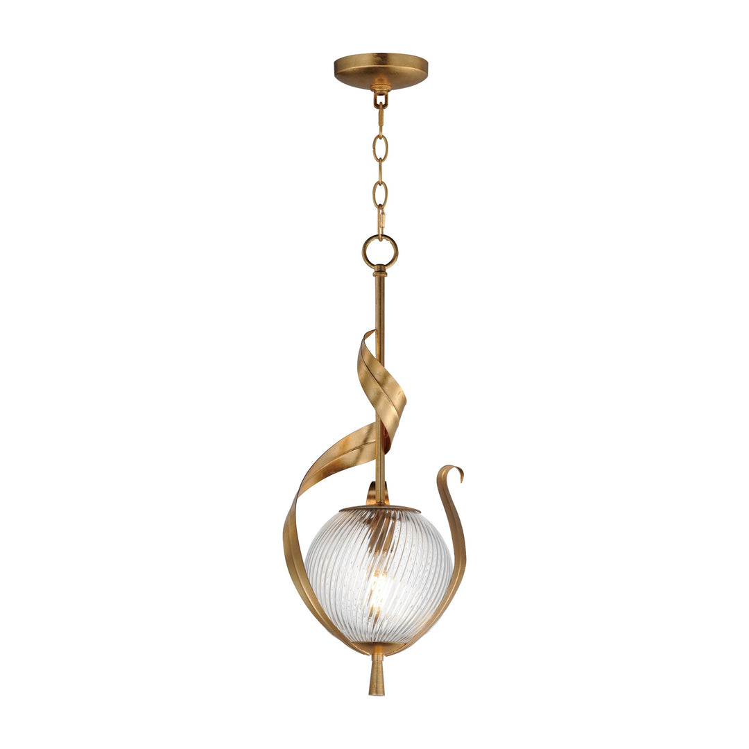 Firenze Flush Mount by Studio M Lighting in Gold Leaf