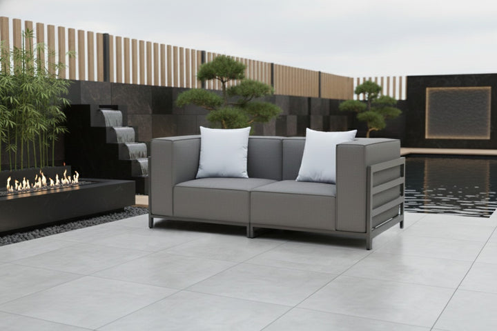 Sensation Upholstered Love Seat by Whiteline Modern Living – lifestyle