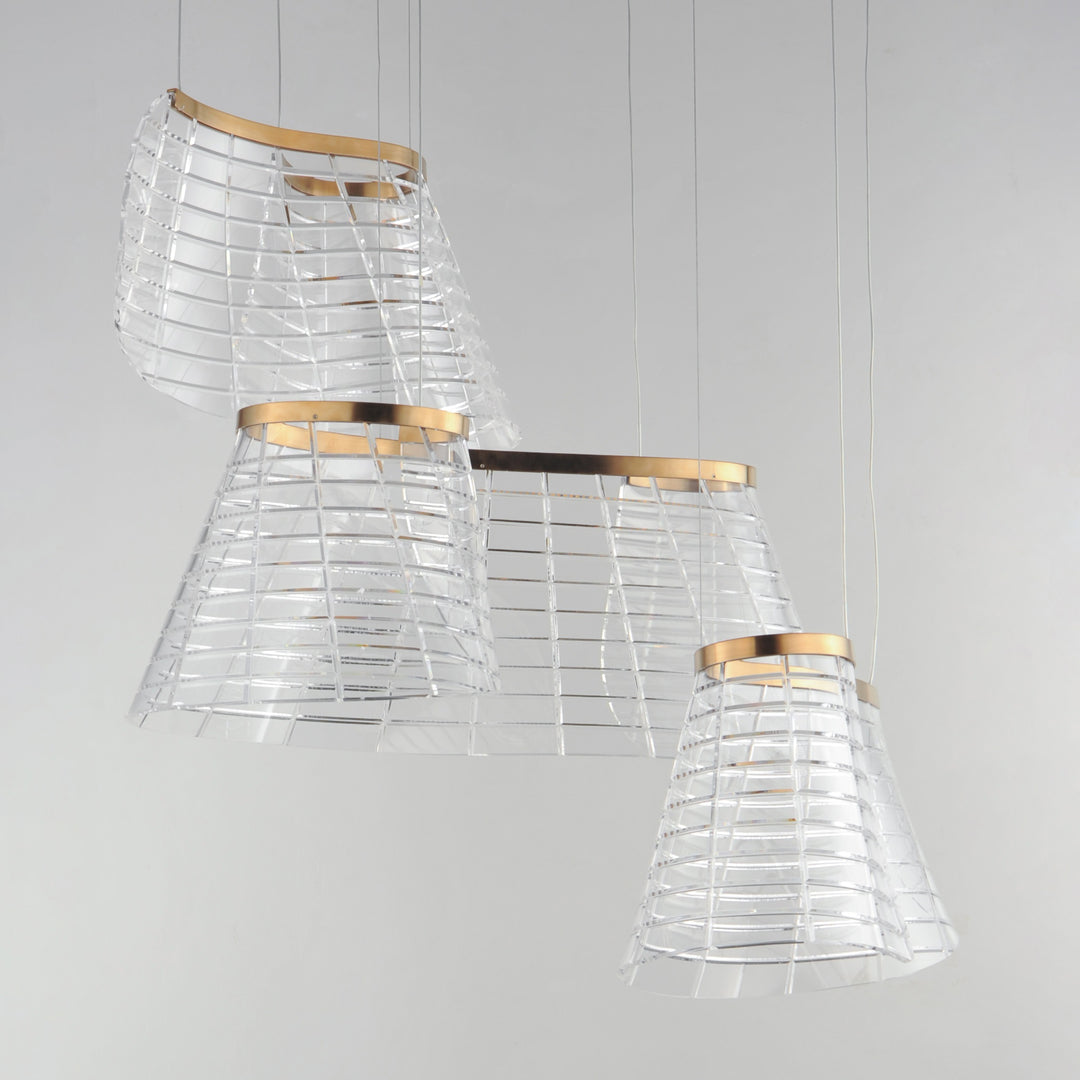 Tartan 3-Light LED Pendant by Studio M Lighting – lifestyle