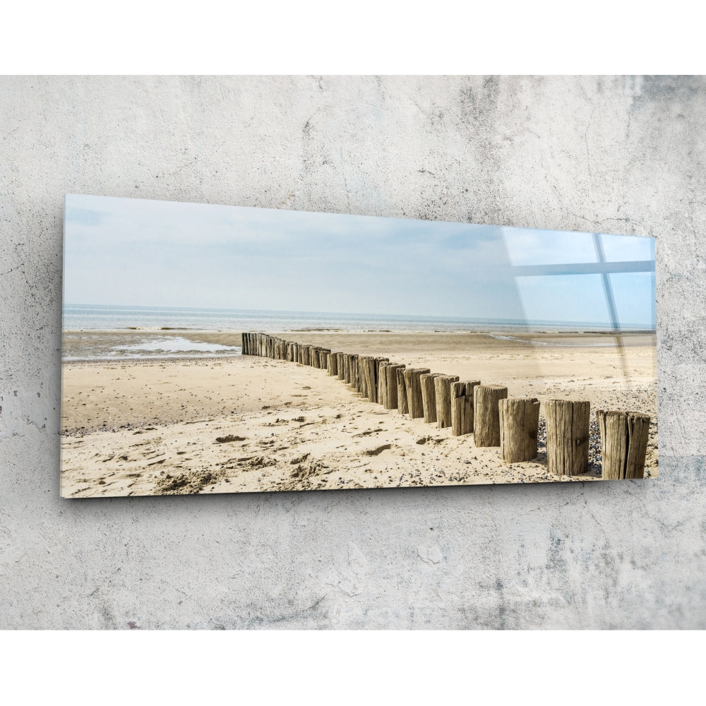Beach Glass Wall Art (36"x14").