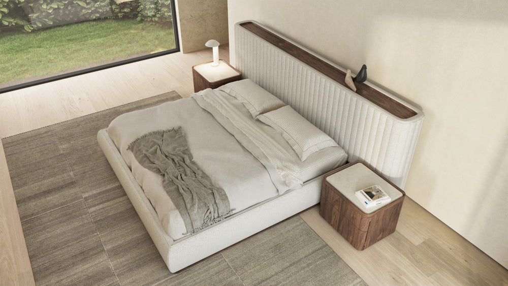 Billie Upholstered Bed Huppe