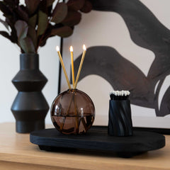 Black Burnt Wood Tray — lifestyle (square-fill)
