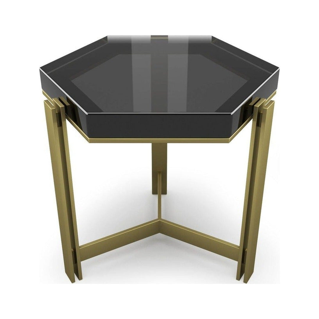 Black Candy Hexagonal Coffee Table Arditi Collection