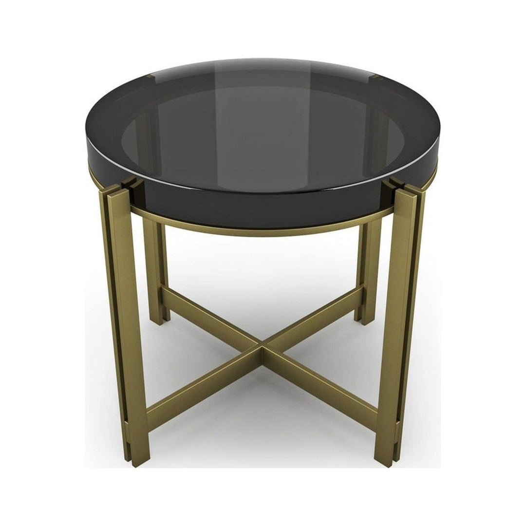 Black Candy Round Coffee Table Arditi Collection