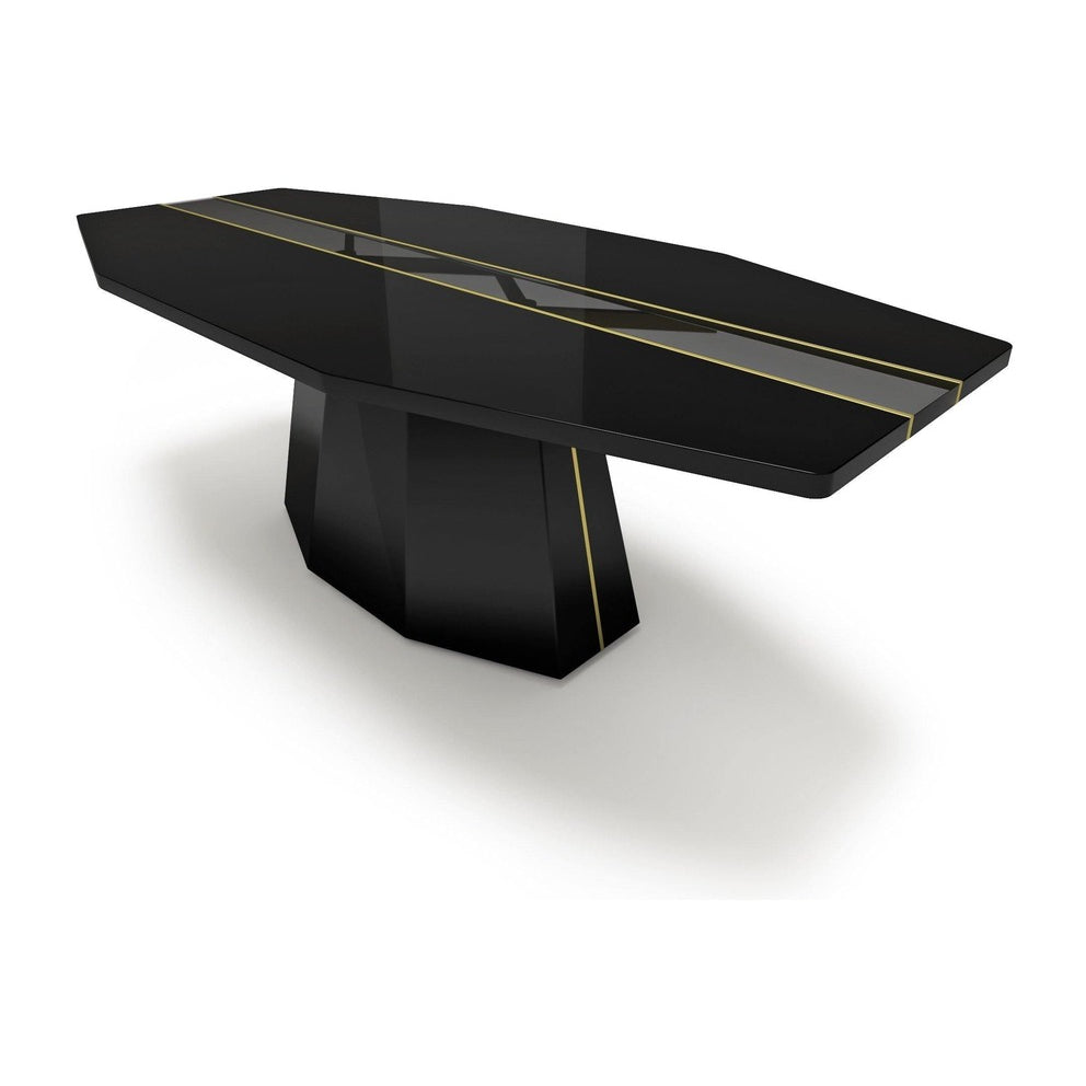 Black Line River Dining Table Arditi Collection