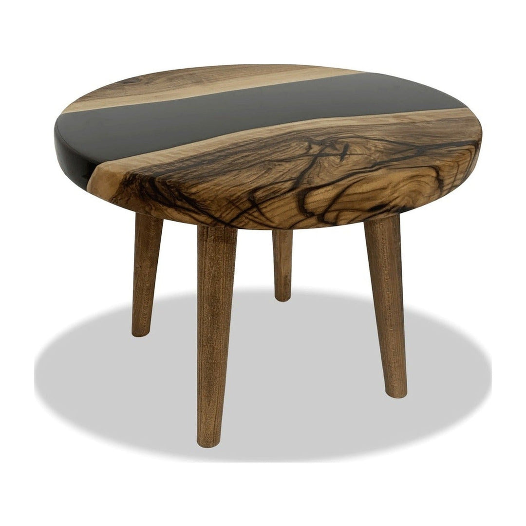 Black Gamba di Legno Walnut Wood Coffee Table Arditi Collection