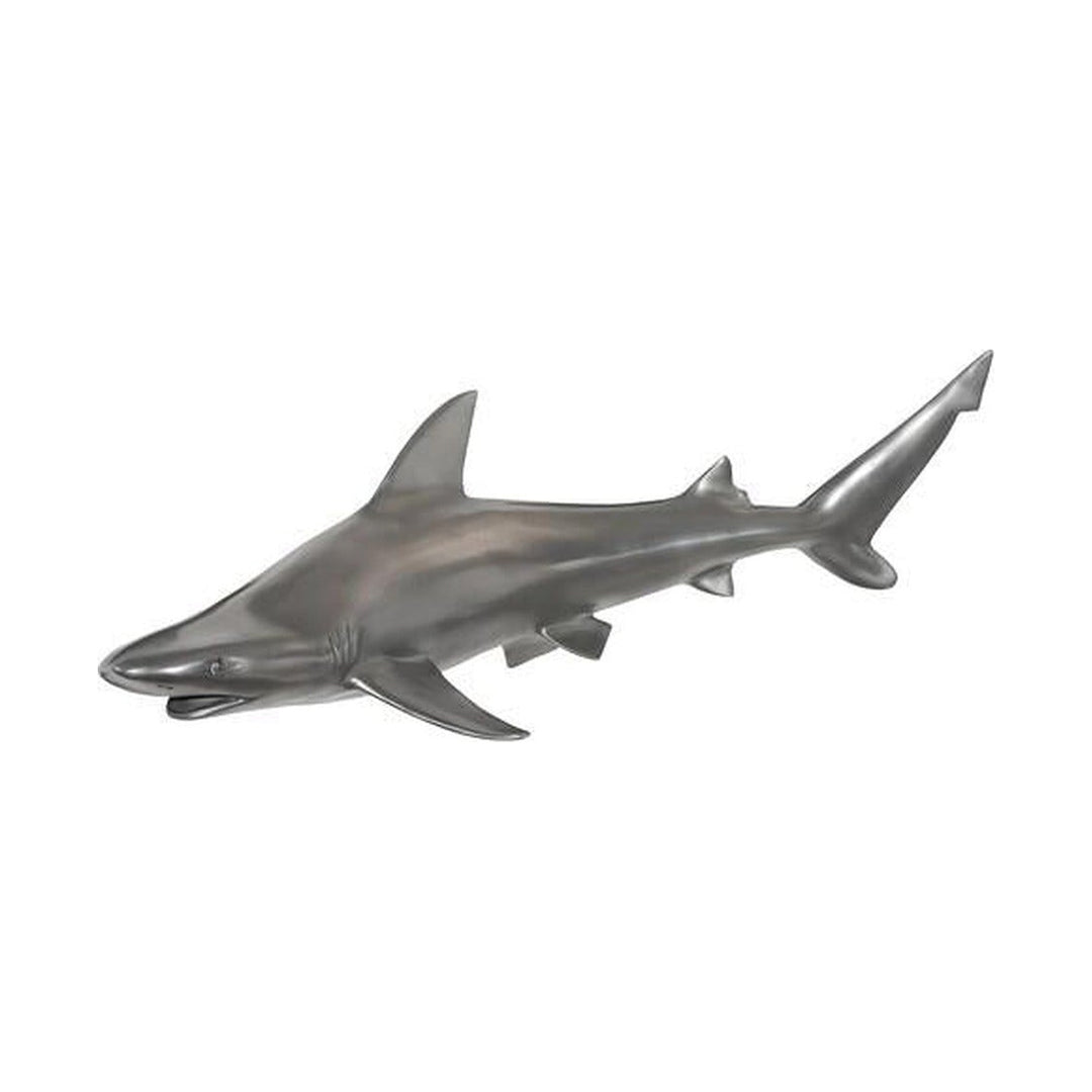 Black Tip Reef Shark, Polished Aluminum Phillips Collection
