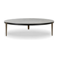 BLAKE Coffee Table Round Large Black Mobital