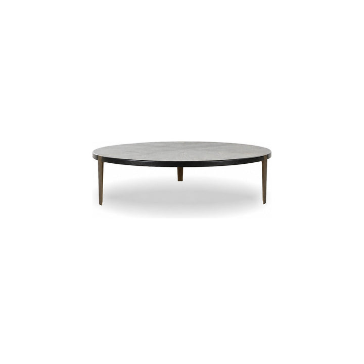 BLAKE Coffee Table Round Large Black by Mobital — centered product view