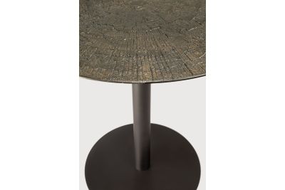 Ethnicraft Blend bar table in Ray Whisky minerals