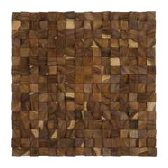 Blocks Wall Art, Chamcha Wood, Natural, LG Phillips Collection