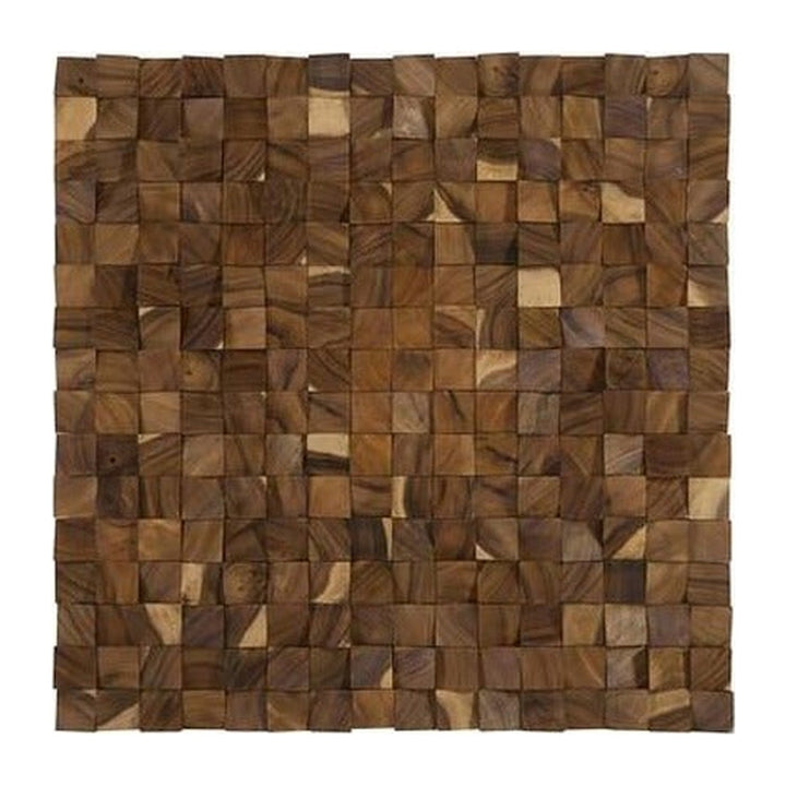 Blocks Wall Art, Chamcha Wood, Natural, LG Phillips Collection