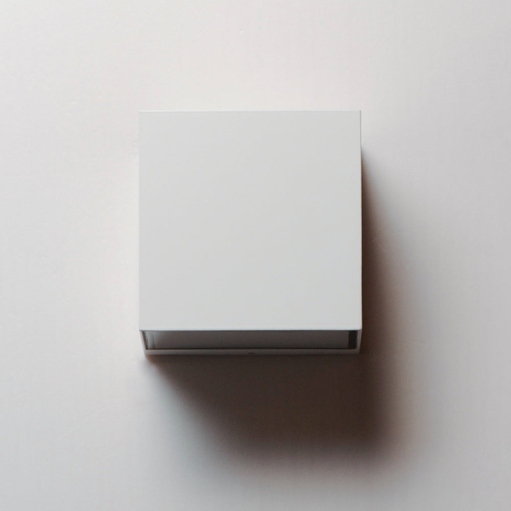 Blok 4.75" LED Outdoor Sconce by ET2 Lighting, styled view 1