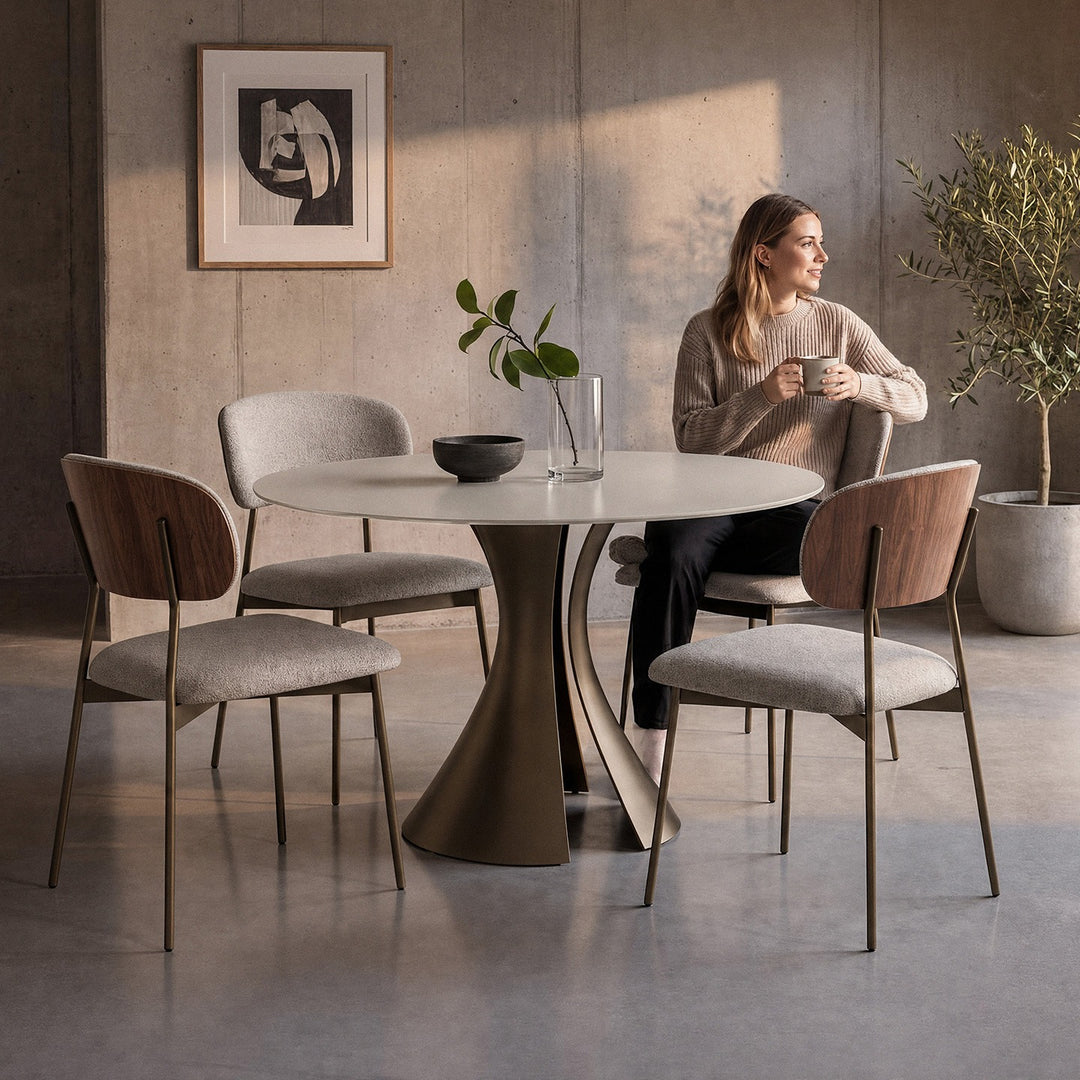 Bloom 7720 48" Round Dining Table lifestyle