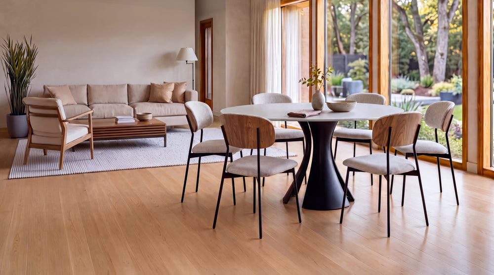 Bloom 7722 60" Round Dining Table lifestyle