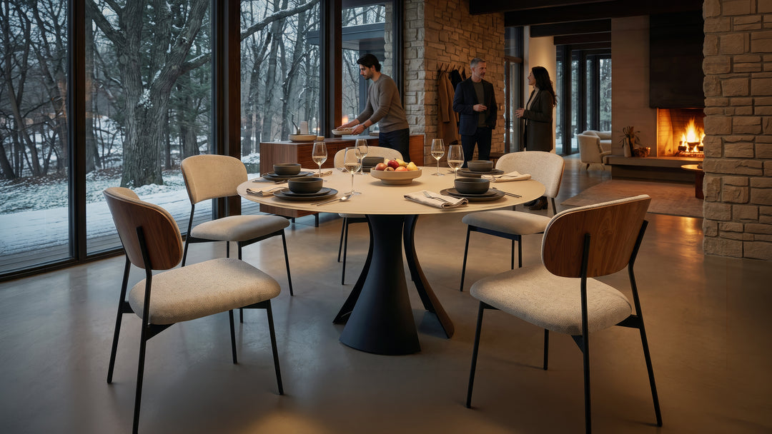 Bloom 7722 60" Round Dining Table lifestyle