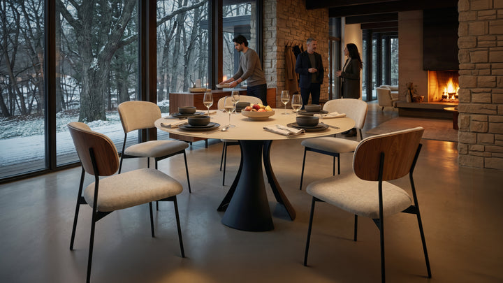 Bloom 7722 60" Round Dining Table lifestyle