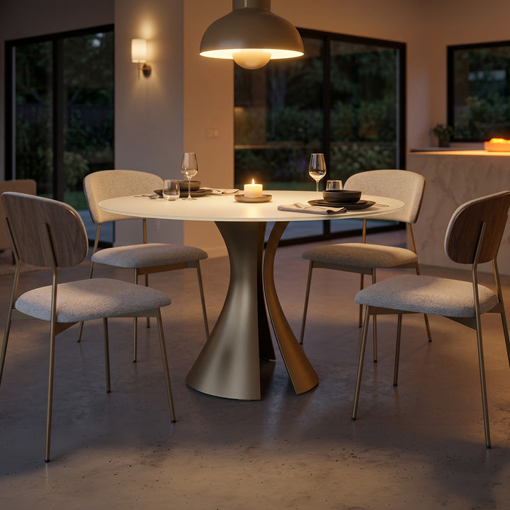 Bloom 7722 60" Round Dining Table lifestyle