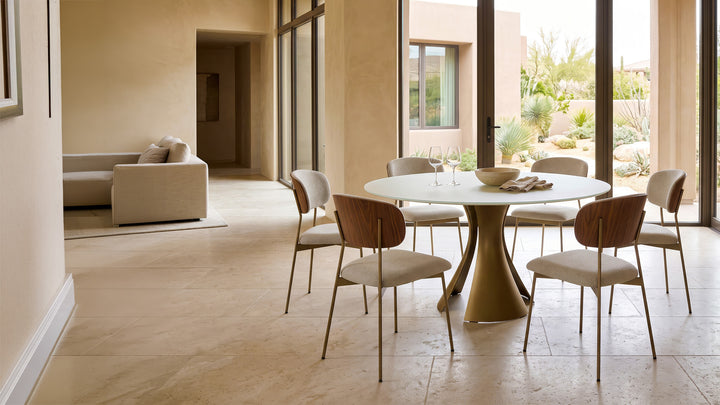 Bloom 7722 60" Round Dining Table lifestyle