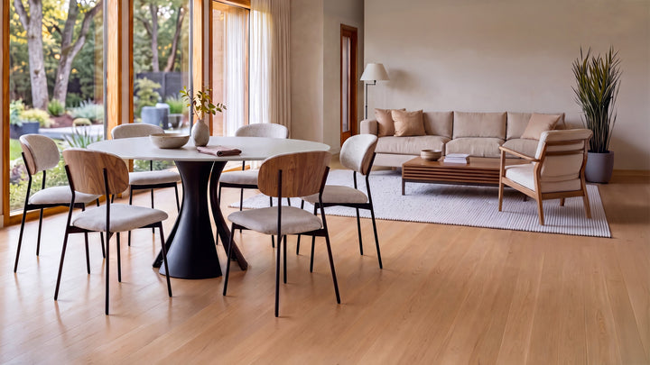 Cove 5020 Dining Side Chairs with Bloom dining table
