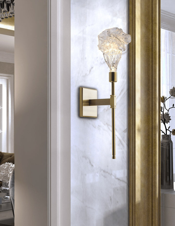 Blossom Belvedere Sconce by Hammerton Studio in a styled interior