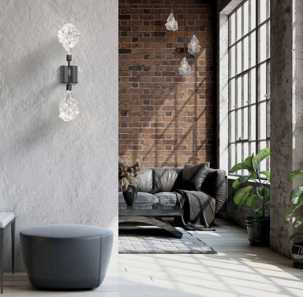 Blossom Double Sconce by Hammerton Studio in a styled interior