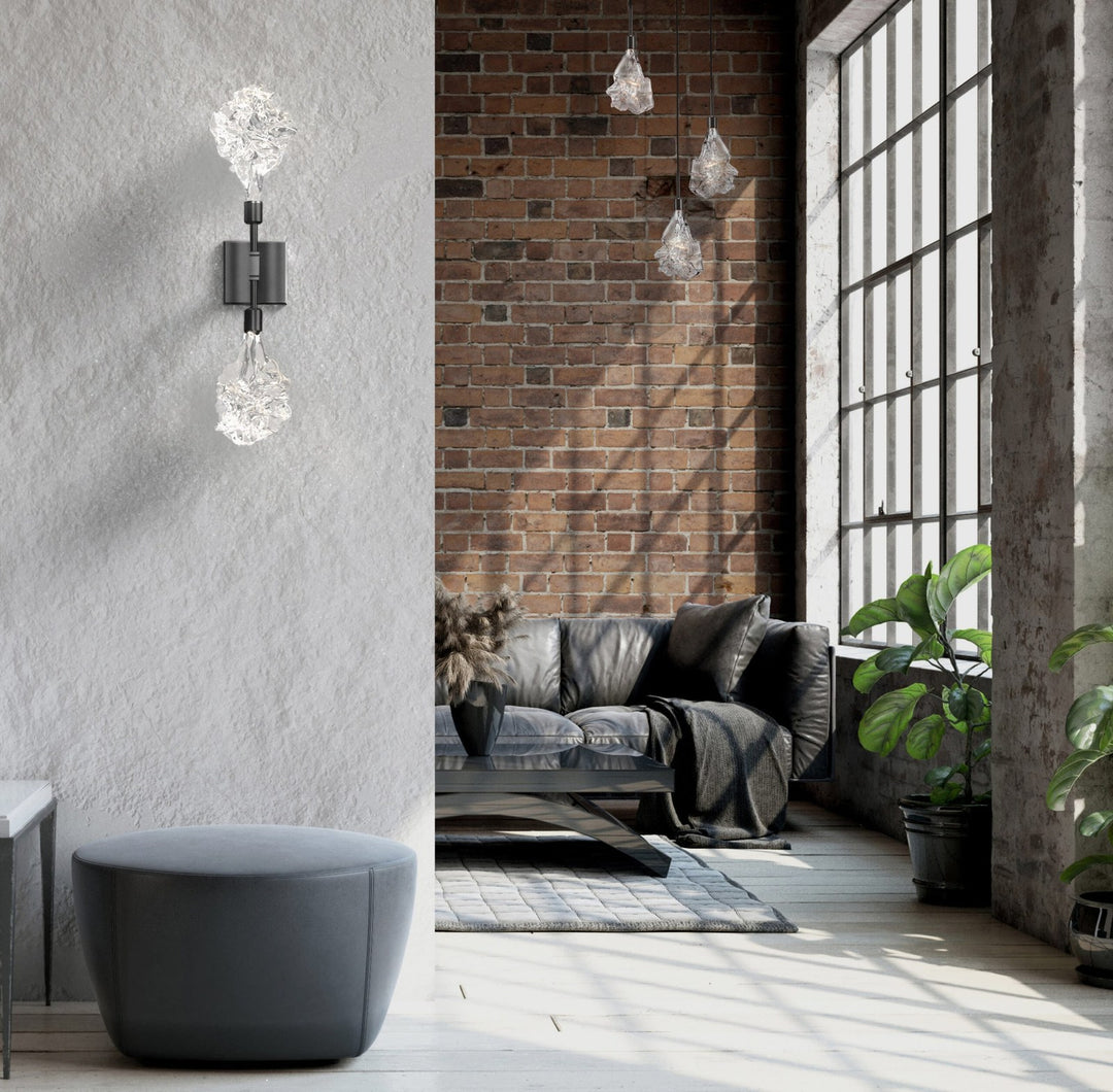 Blossom Double Sconce by Hammerton Studio in a styled interior
