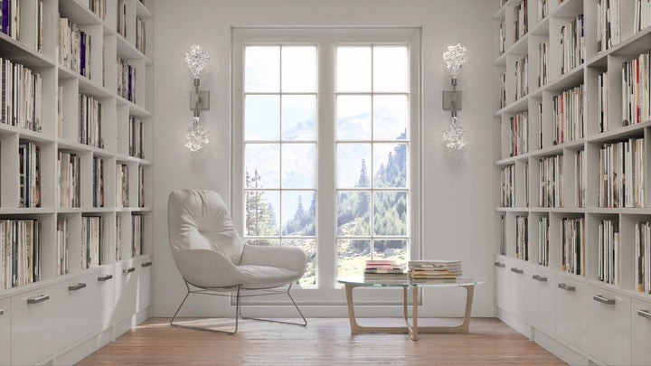 Blossom Double Sconce by Hammerton Studio in a styled interior