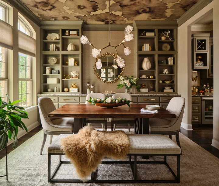Blossom Modern Branch Chandelier by Hammerton Studio in a styled interior