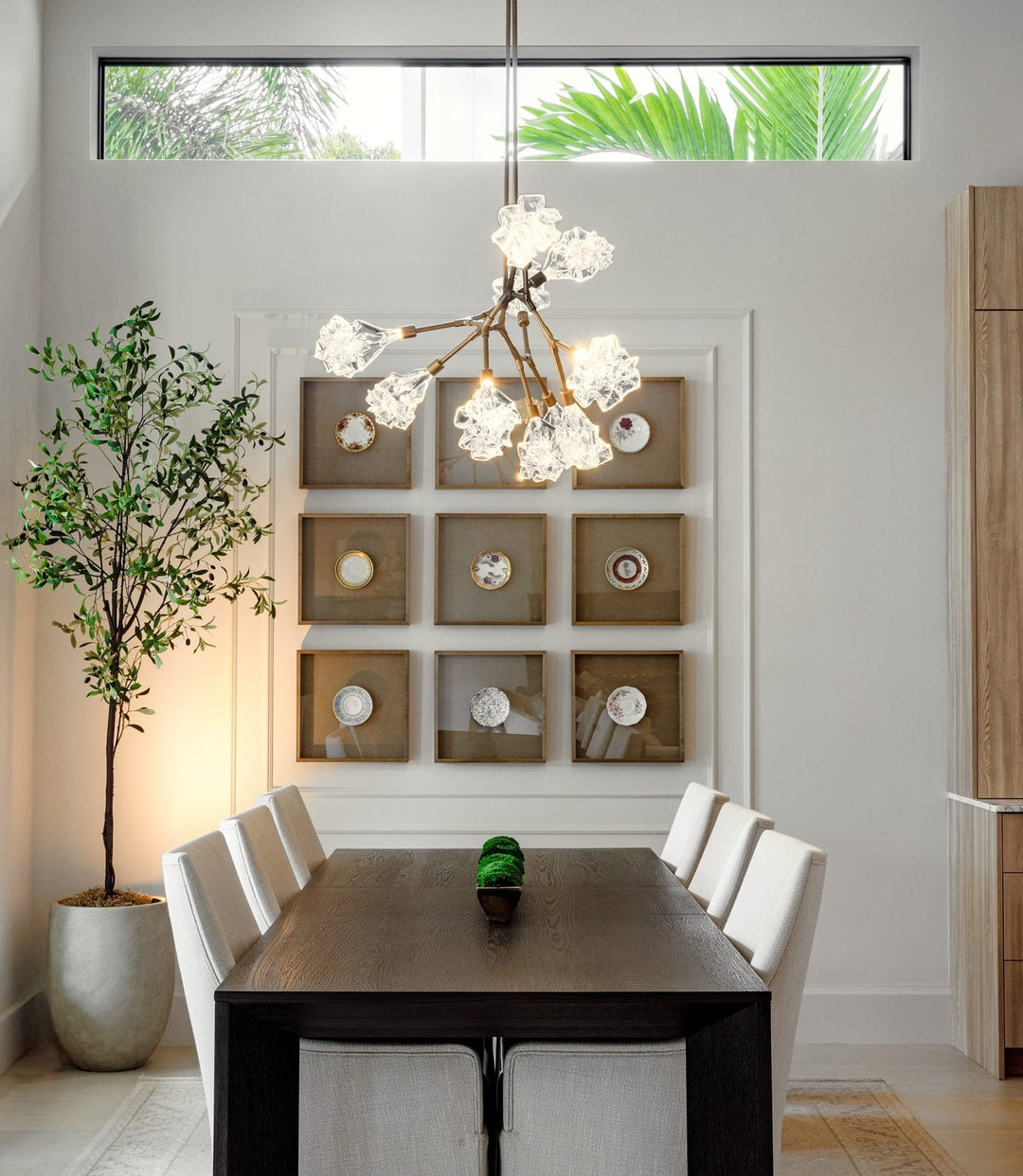 Blossom Modern Branch Chandelier by Hammerton Studio in a styled interior