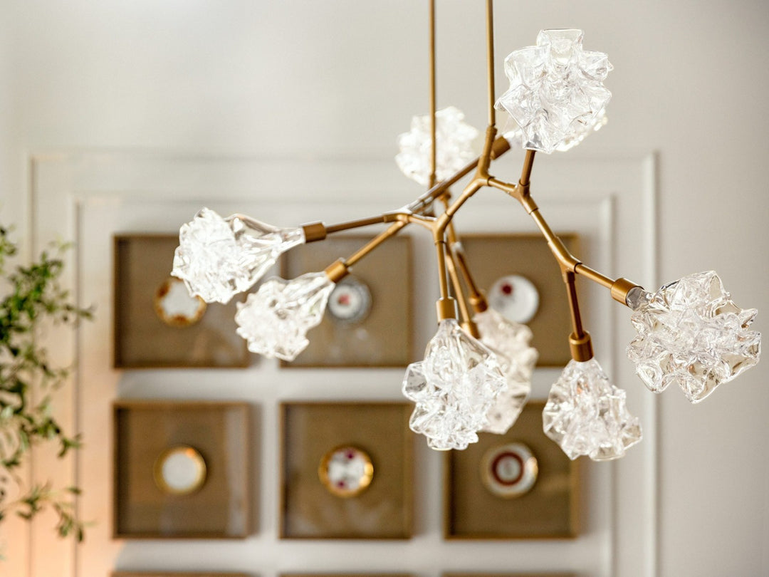 Blossom Modern Branch Chandelier by Hammerton Studio in a styled interior