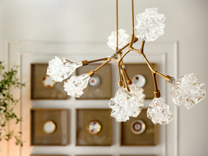 Blossom Modern Branch Chandelier by Hammerton Studio in a styled interior
