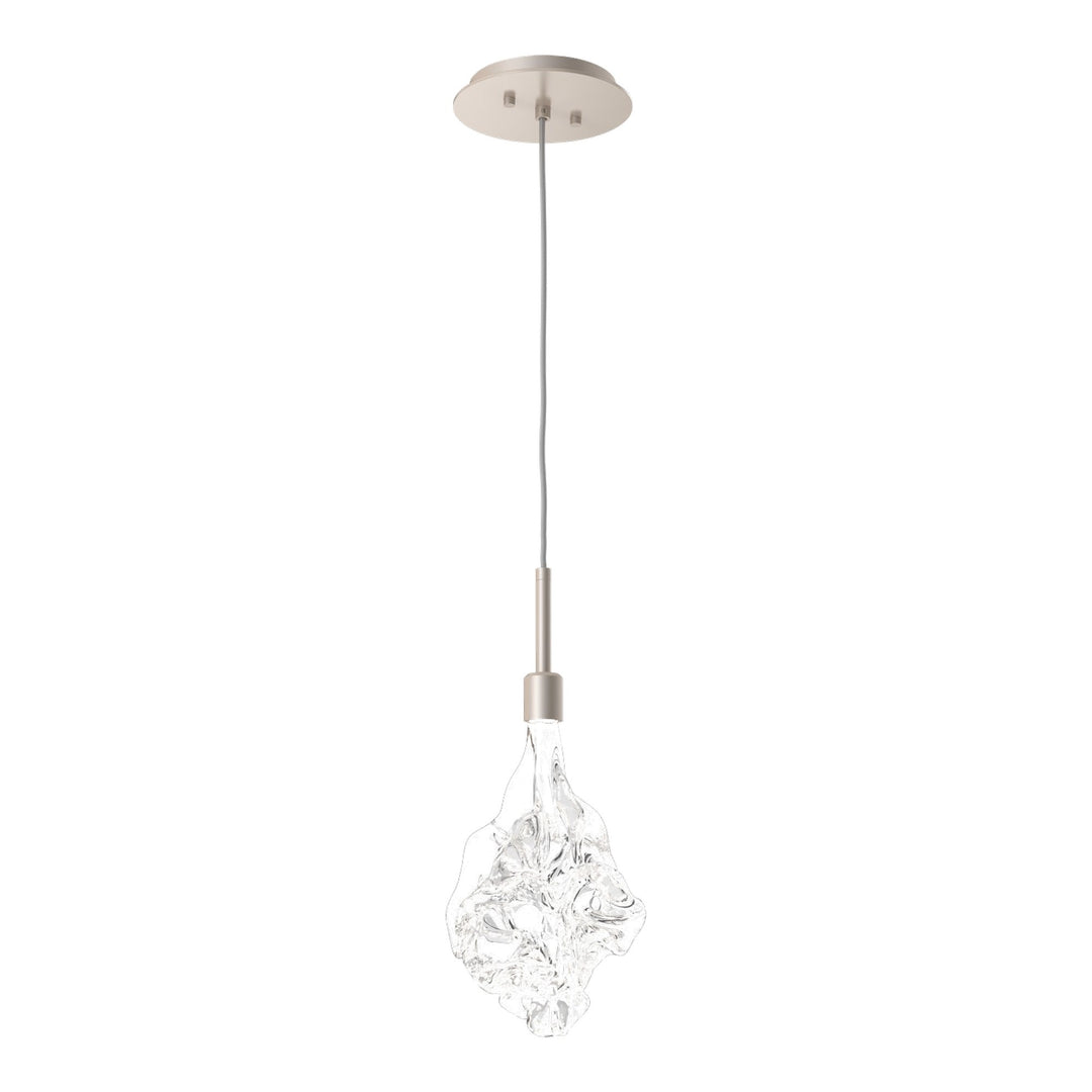 Blossom Pendant by Hammerton Studio in Beige Silver