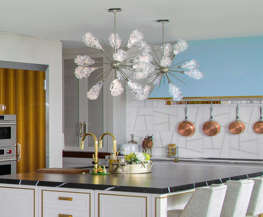 Blossom Starburst Chandelier by Hammerton Studio in a styled interior