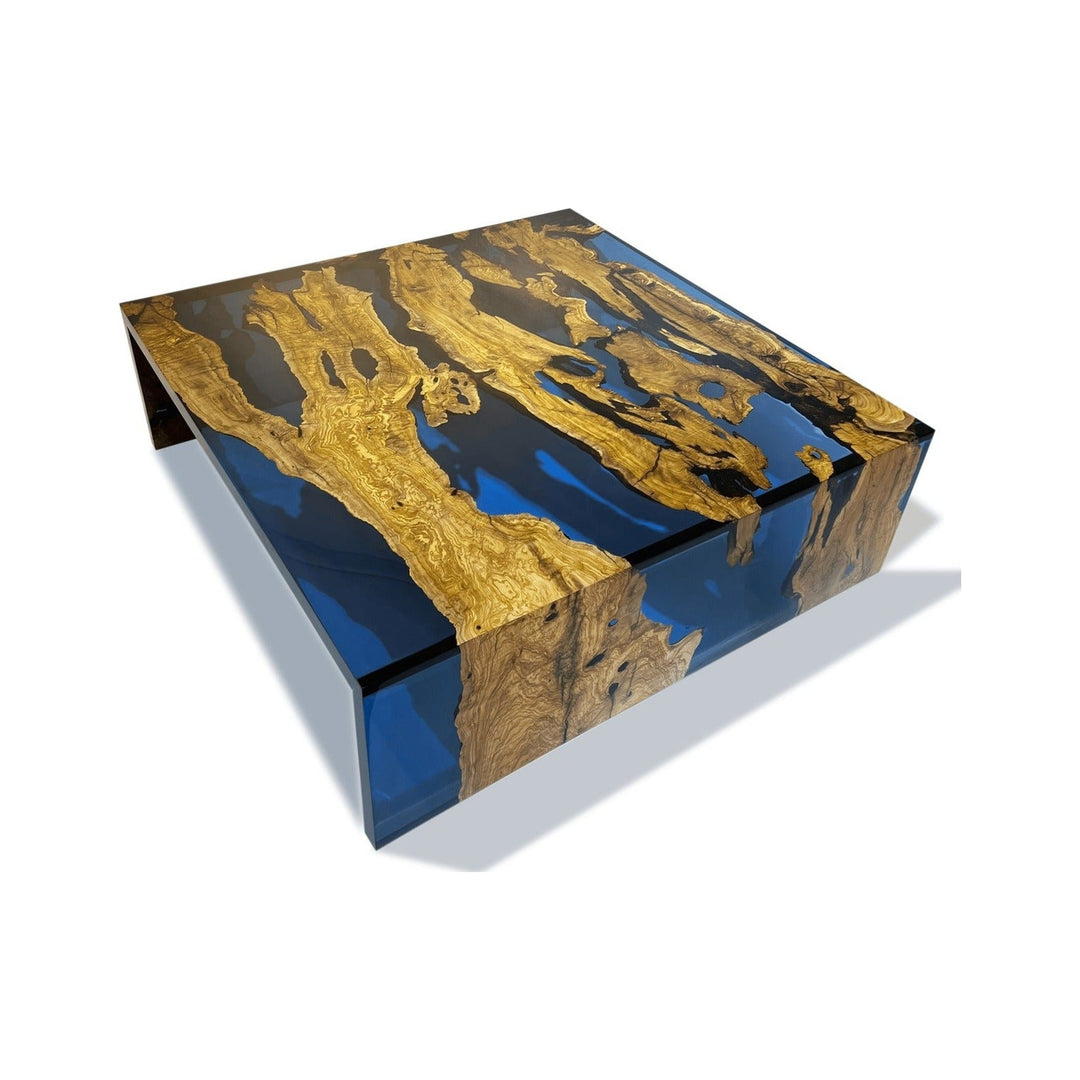 Blue Waterfall Olive Coffee Table Arditi Collection