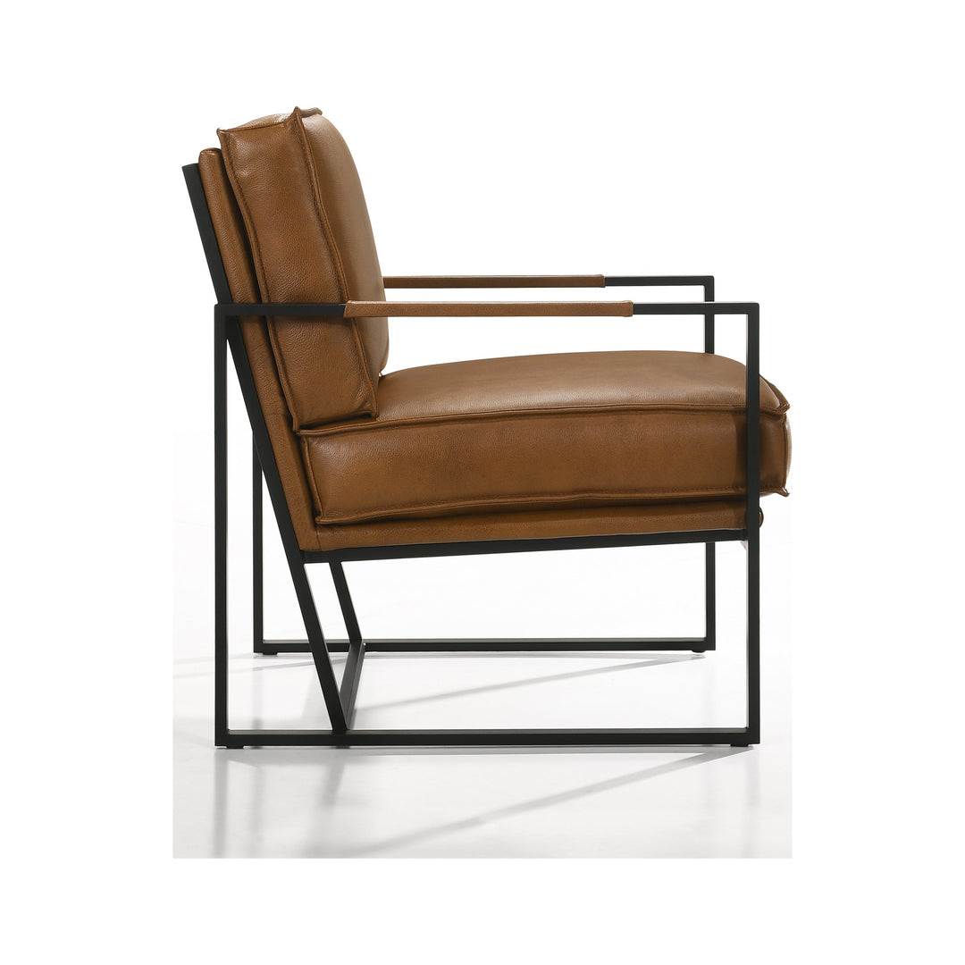 Boca Accent Chair — white cutout (Taji)