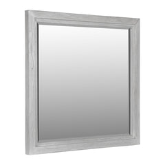 Boho Chic Mirror by Modus in Washed White — on a white background