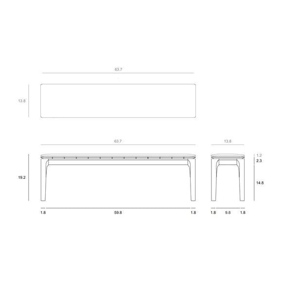 Bok Outdoor Bench Outdoor Dining Tables Ethnicraft