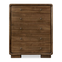 Boka Five Drawer Chest by Modus in Impala — on a white background
