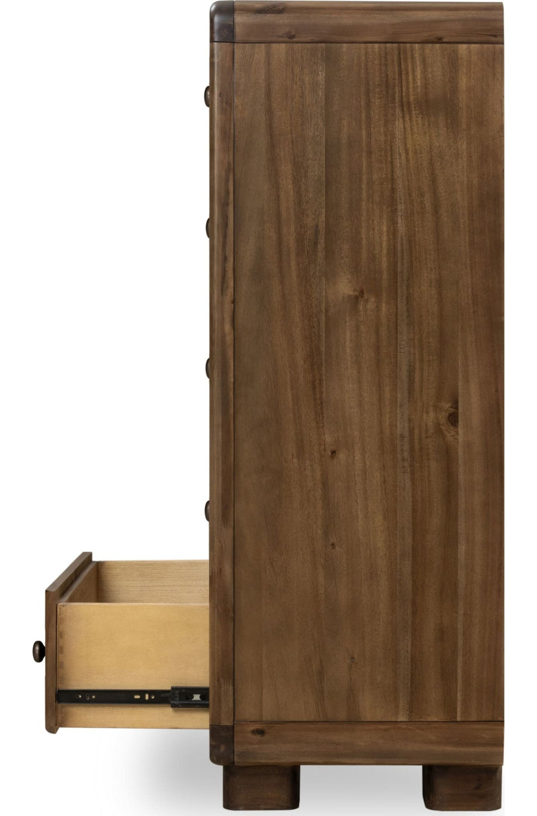 Boka Five Drawer Chest in Impala — side view