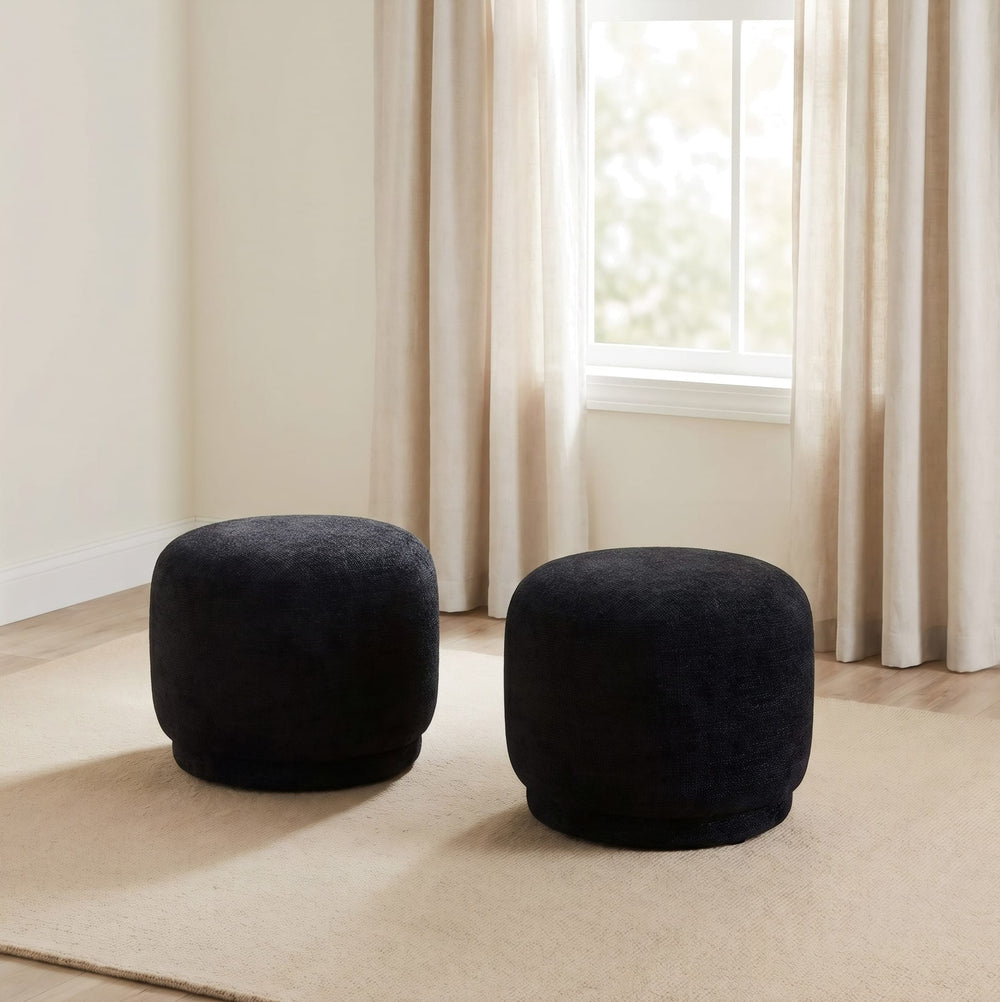Boka Ottoman in Buffalo — styled in a room