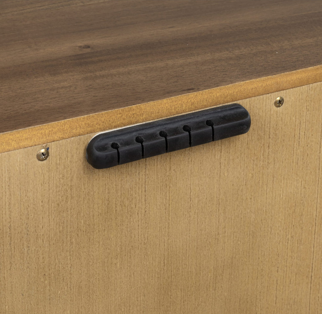 Boka Three Drawer Nightstand in Impala — detail view