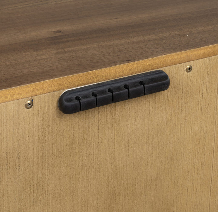 Boka Three Drawer Nightstand in Impala — detail view