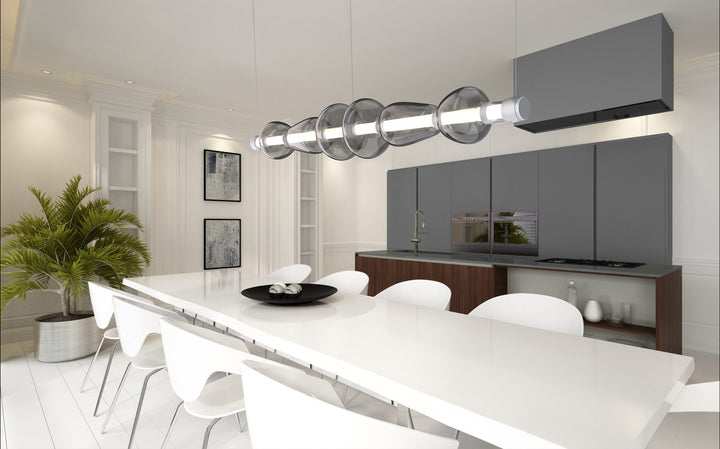 Bolla Mandrel Chandelier by Hammerton Studio in a styled interior