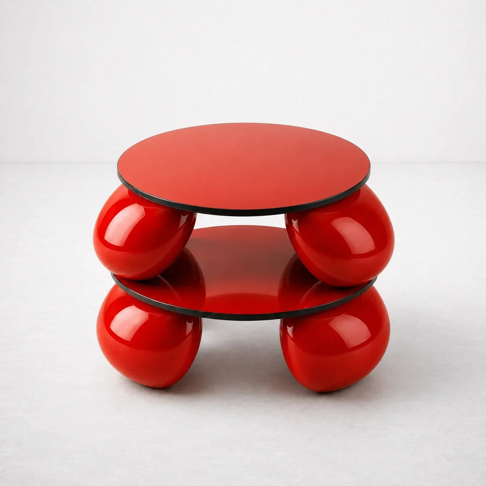 Bolla Rossa Side Table by Interior Moderna - view 2
